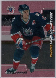 2001-02 BAP Signature Series Certified 100 #C5 Brian Leetch */100 *S2149 - Picture 1 of 1
