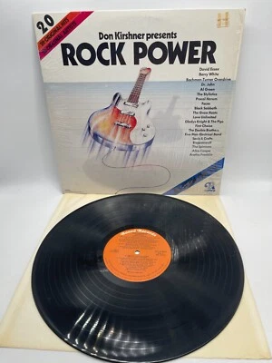Don Kirshner Presents: Rock Power 1974 LP Ronco Records P 12417 20 Rock Hits - Image 1 of 4
