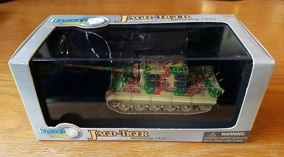 Dragon Armor Diecast 1:72 TJagd-Tiger sPzJgAbt 512 Germany 1945 60013 - Image 1 of 4