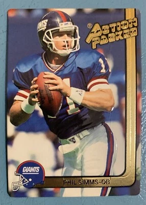 1991 Action Packed - #188 Phil Simms - Image 1 of 2