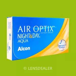 AIR OPTIX NIGHT AND DAY AQUA 1x3 KONTAKTLINSEN MONATSLINSEN ALCON - Bild 1 von 4