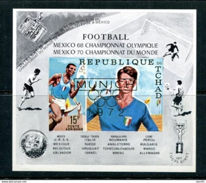 Chad 1971 RARE Olympic Souvenir Sheet Imperf Mint 200 exist 13462 - Picture 1 of 2