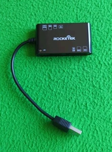 Rocketek Lecteur de Carte USB 6 Emplacements 6 en 1 - Photo 1/5