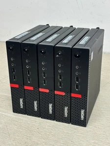 5x Lenovo ThinkCentre M710Q Tiny i5-7500T 8GB 256, 128, 250GB SSD Windows 10 Pro - Picture 1 of 6
