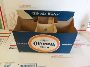 Vintage Olympia Light Beer Carrier For Stubby Bottles  - Picture 1 of 8