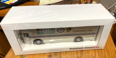 PREMIUM CLASSIXXS - 1/43 MARTINI PORSCHE - MERCEDES BENZ TRANSPORT -  NEW IN BOX - Image 1 of 4