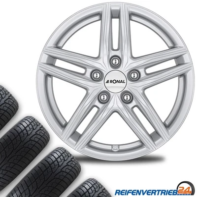 4x Alu Winterräder für Ford Kuga Reifen 225/60R18 Semperit - Bild 1 von 2