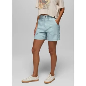 Prana Stretch Zion Cargo 3" Short Women's 2 Saltwater Standard Fit HR Stretch - Picture 1 of 13
