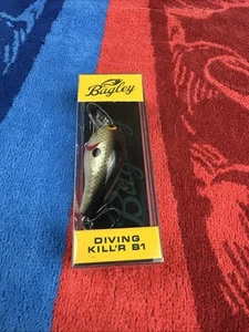 Vintage Bagley Crankbait Diving Killer B1 Neu Super Schöne Farbe - Bild 1 von 4