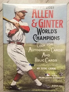 2021 Topps Allen & Ginter Baseball Factory Sealed Blaster Box - Picture 1 of 2