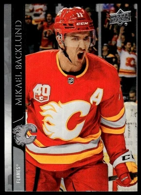 2020-21 Upper Deck Mikael Backlund #26 - Image 1 of 2