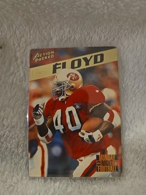 1995 Action Packed Pinnacle: William Floyd #11 - Monday Night Football - Image 1 of 2