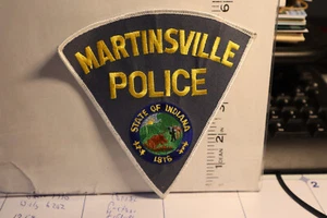 police patch MARTINSVILLE POLICE INDIANA - Bild 1 von 1