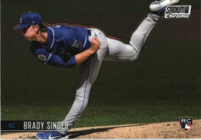 2021 Stadium Club Chrome #216 Brady Singer RC Kansas City Royals Rookie Card - Image 1 of 2