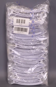 Hair Clips - Plastic Duck Teeth Clips White Styling and Sectioning (Pack of 24) - Picture 1 of 2