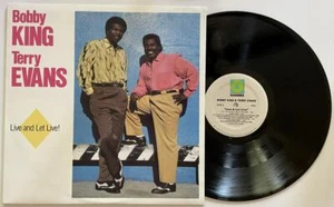 Bobby King & Terry Evans Live and Let Live LP NM Rounder Bluesy R&B Ry Cooder - Picture 1 of 2