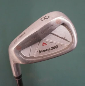 Left-Handed Yonex V-Mass 260 Balanced 8 Iron Stiff Graphite Shaft Yonex Grip - Picture 1 of 4