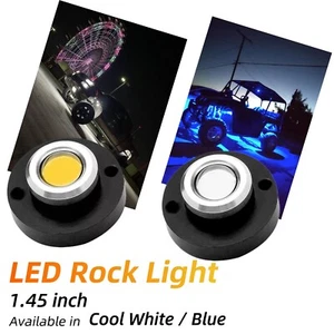 12V 1.45"LED Rock Lights Underbody Wheel Glow Lamp Jeep Offroad Truck SUV Pickup - Bild 1 von 25