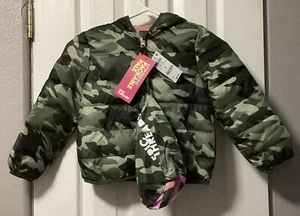 Epic Threads Big Girls Packable Jacket w/Bag Camo Pink Lining Sz 5 NWT FREE SHIP - Picture 1 of 7