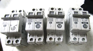 ✌ 4) ALLEN-BRADLEY 1492-ACB G030 CIRCUIT BREAKERS 3 AMP 2 POLE LOT OF 4 - Picture 1 of 4