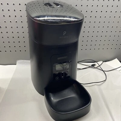 PETLIBRO PLAF004Automatic Pet Feeder, Holds 6 Liters, 1-12 Portions, Black - Image 1 of 4