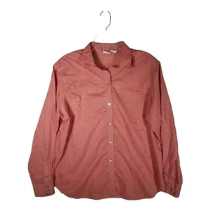 Levi Strauss & Co Herren Hemd Größe 38 rot weiß Gingham Perlen Druckknopf Western Vintage - Bild 1 von 10