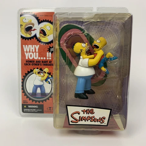 The Simpsons Homer and Bart Why You...!!  Fan Favorite by McFarlane Toys Cover