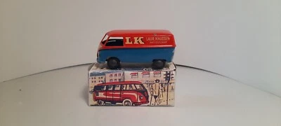 TEKNO DENMARK VW VOLKSWAGEN T1 LK KNUDSEN фургон разделенный красный синий 413 винтажный 1/43 - Изображение 1 из 4