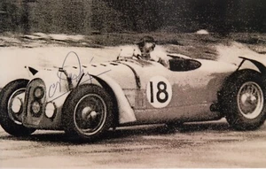 FIRMADA CHARLES POZZI TALBOT LAGO T26C GP 1950 FOTOGRAFÍA FOTO AUTÓGRAFO - Imagen 1 de 2