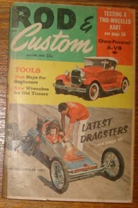 ROD & CUSTOM MAGAZINE AUGUST 1959 LATEST DRAGSTERS - Imagen 1 de 7