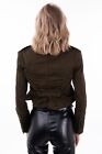 Authentic DSQUARED Gabardine Cropped Military Jacket S75BN0687 size 40