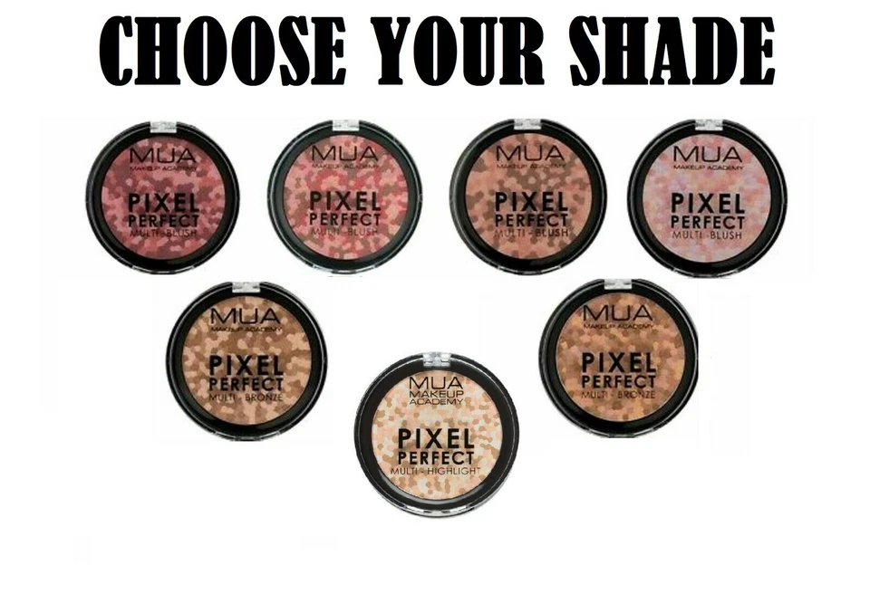 MUA Make Up Academy PIXEL PERFECT - Blusher,  Bronzer, Highlighter - CHOOSE YOUR - Image 1 of 1