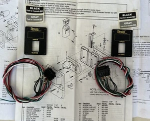 BARKER AUTO DRAIN, OPEN/CLOSE WIRED SWITCH, SET OF 2. - Picture 1 of 4