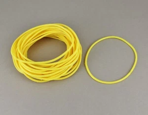 Yellow set pack lot of 30 jelly rubber gummy bangle bracelet 80s style - Picture 1 of 7