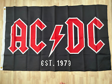 MASSIVE AC/DC FLAG . 5'x3' (150x90cm) IDEAL FOR FESTVALS, GIGS etc