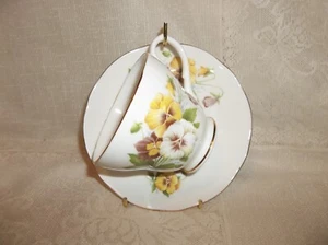 CUP & SAUCER SET ROYAL WINCHESTER BONE CHINA ENGLAND - Picture 1 of 3