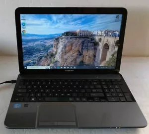 TOSHIBA SATELLITE L855-S5119 INTEL CORE i3-3120M 2.50 GHz 8GB 1 TB WIN 10 PRO - Picture 1 of 15