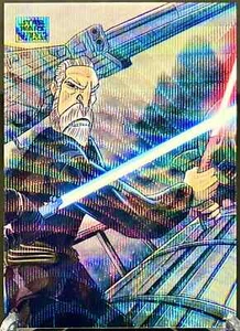 2024 Topps Chrome Star Wars Galaxy ~ COUNT DOOKU #AS-6 Wave Refractor /99 - Picture 1 of 4