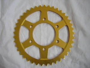 Kawasaki ZX 12R 2000>2005 49T 530 Rear Alloy Gold Anodised, Talon Sprocket New - Picture 1 of 1