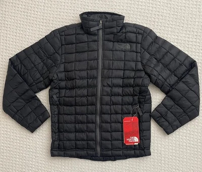Chaqueta térmica ligera con cremallera completa THE NORTH FACE para niño - Negra - M (10/12) Foto 1 de 4