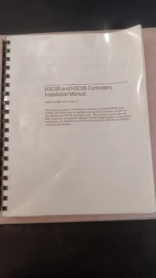 DEC / Digital Equipment Corp HSC65 and HSC95 Controllers Installation Manual - Image 1 of 3