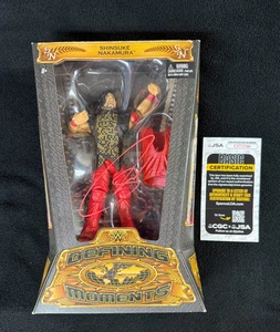 Shinsuke Nakamura Signed WWE Defining Moments Action Figure JSA COA - Picture 1 of 3