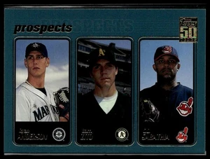 Ryan Anderson / Barry Zito / CC Sabathia SN2001 2001 Topps Oro #363 Indios - Imagen 1 de 2