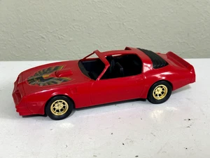 TESTOR TOYS SELTENES ROTES 1979 PONTIAC TRANS AM 10" PLASTIKAUTO TOP ZUSTAND - Bild 1 von 8