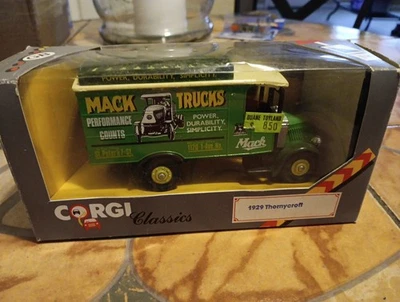 复古 1929 Thornycroft 压铸送货卡车全新带盒(Mfg 1985)1:43 比例 — 第 1/3 张图片