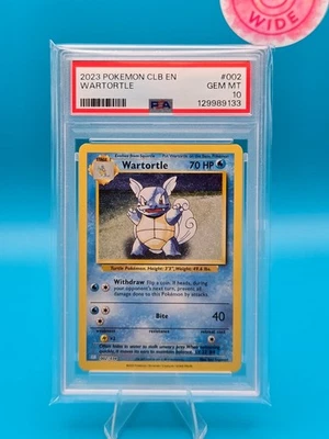 PSA 10 - 2023 POKEMON, CLASSIC BLASTOISE & SUICUNE ex DECK 002 WARTORTLE - Image 1 of 2