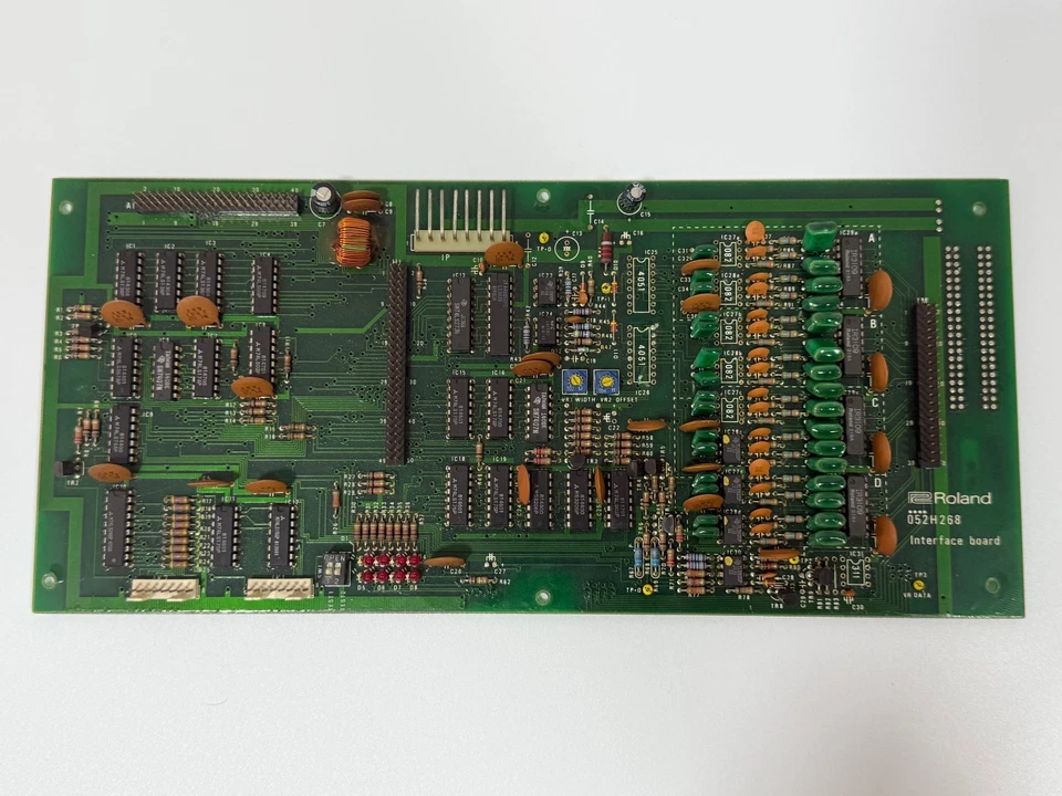 Roland Jupiter 8 Synthesizer 12 Bit Interface Board 052h268 Am6012 DAC 4x IR3109 - Bild 1 von 4