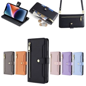 Genuine Leather Case Cover Huawei Y7 Y8 Y9 For Huawei Nova 10 11 Pro 4G 11 Ultra - Picture 1 of 19