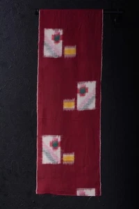 Japanese Fabric Silk Textile Vintage Kimono Antique Patch MEISEN 44.5"/KIL63/65 - Picture 1 of 10