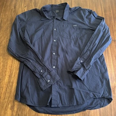 Oakley Shirt Size XL  Mens Logo Button Down Black Long Sleeve - Image 1 of 4